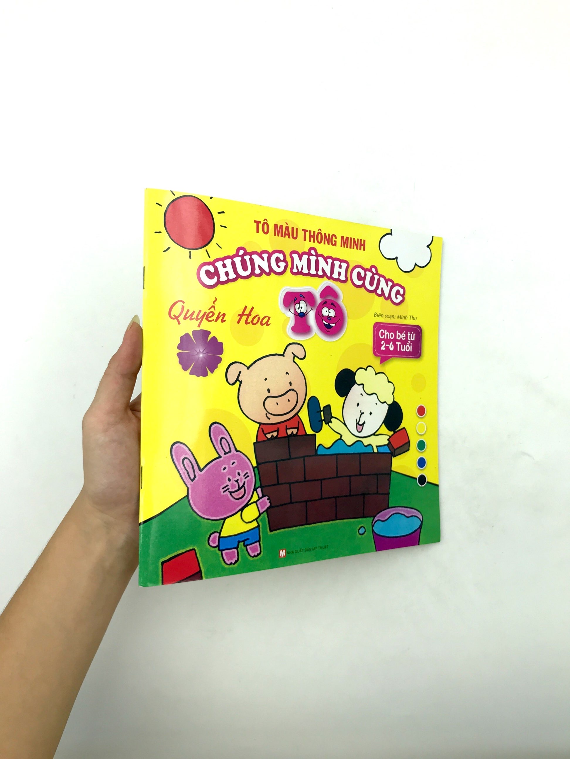 tô màu thông minh - chúng mình cùng tô - quyển hoa - Ảnh 10