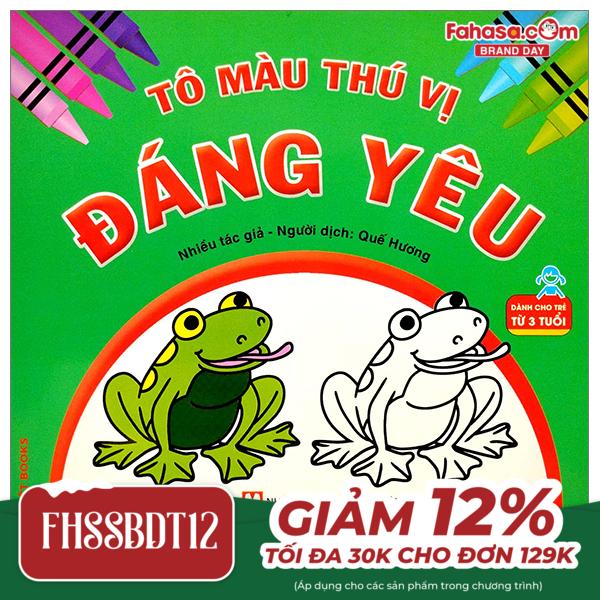 tô màu thú vị - đáng yêu (dành cho trẻ từ 3 tuổi)