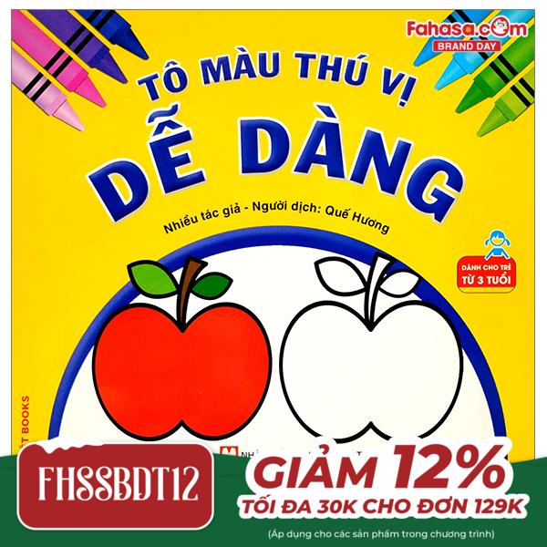 tô màu thú vị - dễ dàng (dành cho trẻ từ 3 tuổi)