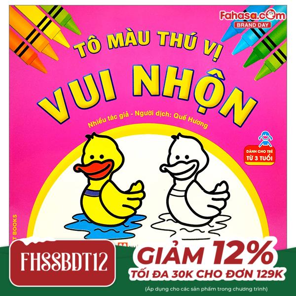 tô màu thú vị - vui nhộn (dành cho trẻ từ 3 tuổi)