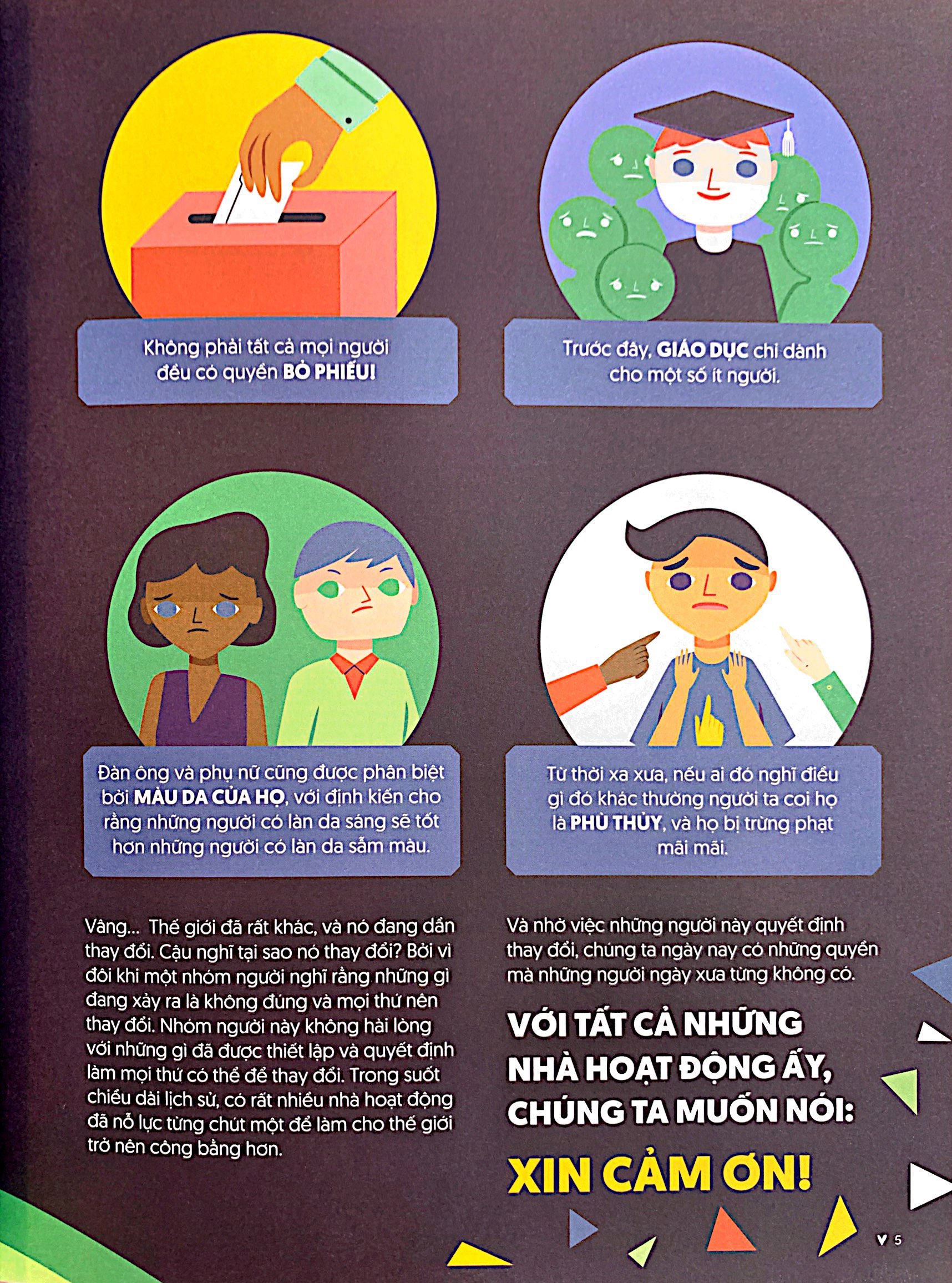 tớ, nhà hoạt động - sổ tay hướng dẫn thay đổi xã hội, từ nhỏ tới lớn - Ảnh 6