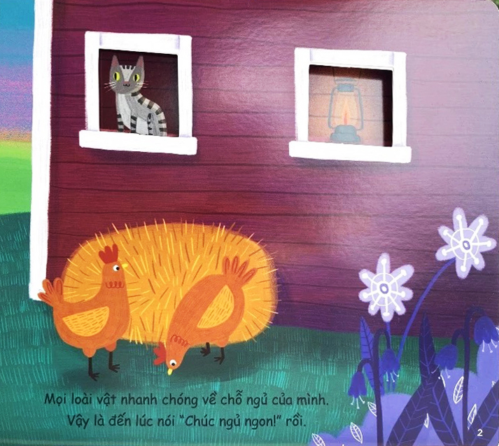 tỏa sáng trong đêm - chúc ngủ ngon nông trại - bìa cứng - Ảnh 3