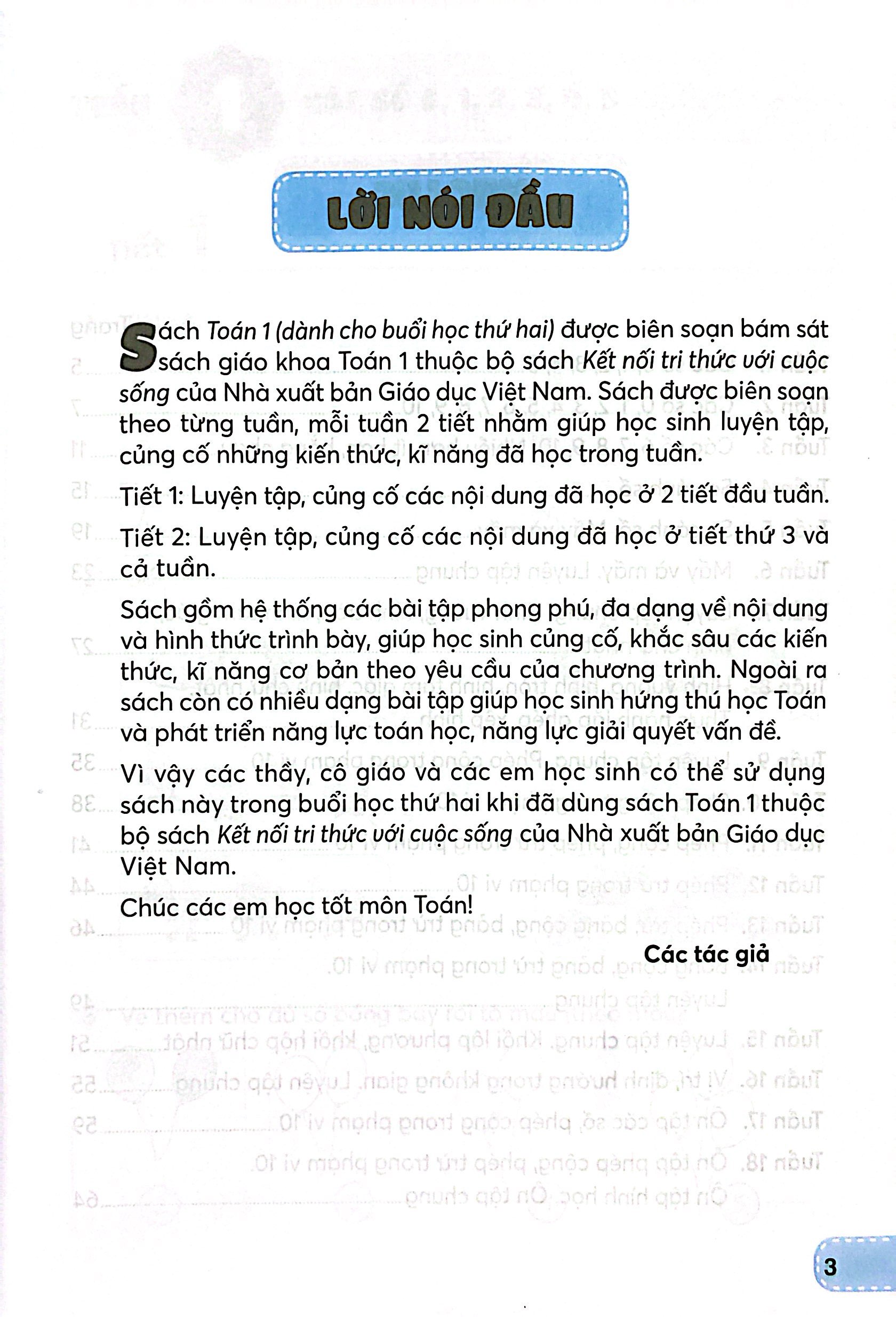toán 1 - tập 1 (kết nối) (dành cho buổi học thứ hai) - Ảnh 3