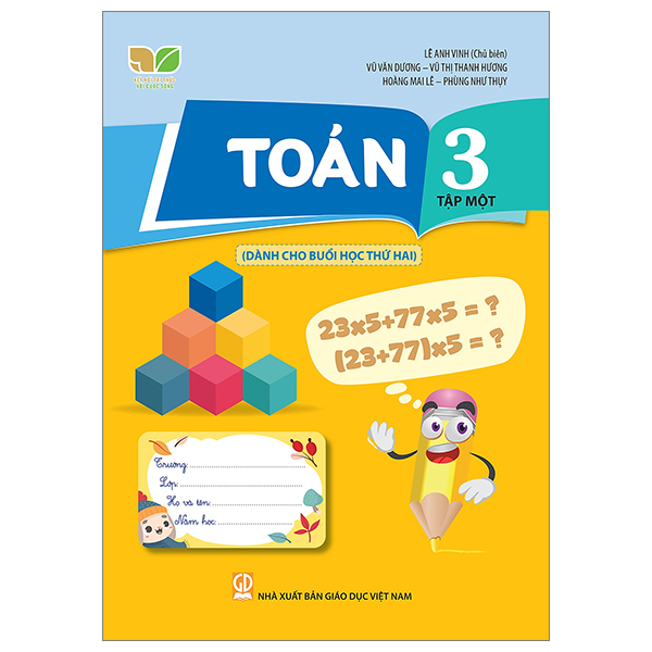 toán 3 - tập 1 (kết nối) (dành cho buổi học thứ hai)