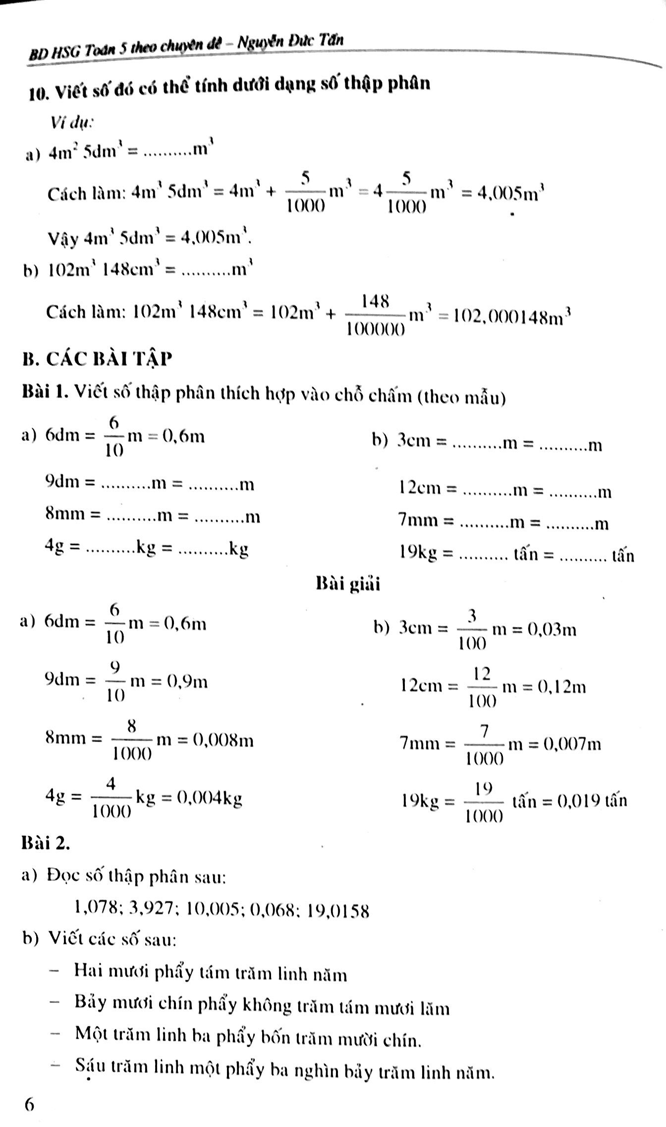 toán 5-bồi dưỡng học sinh giỏi theo chuyên đề (số thập phân - các phép tính về số thạp phân) - Ảnh 6