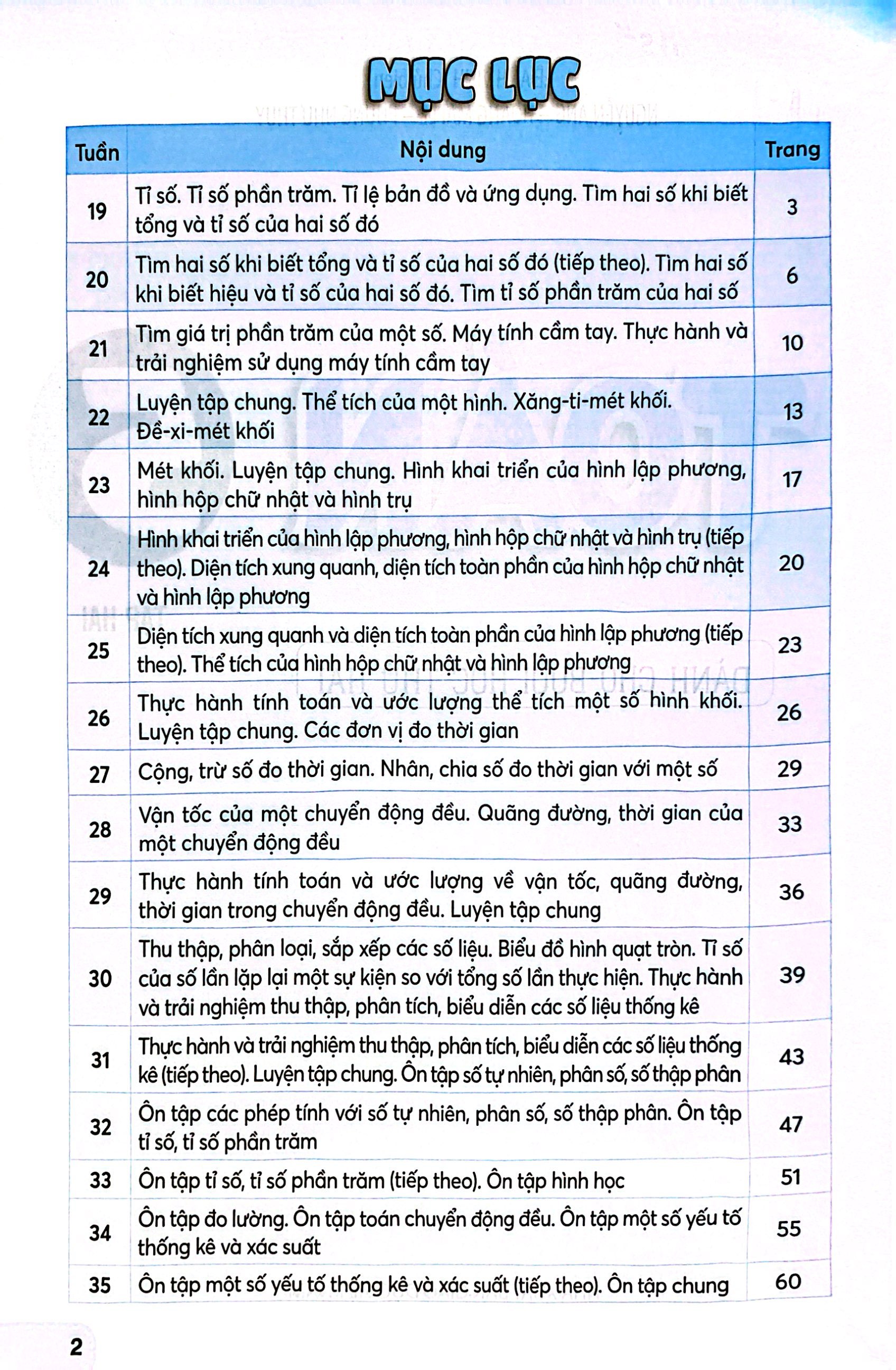 toán 5 - tập 2 (kết nối) (dành cho buổi học thứ hai) - Ảnh 3