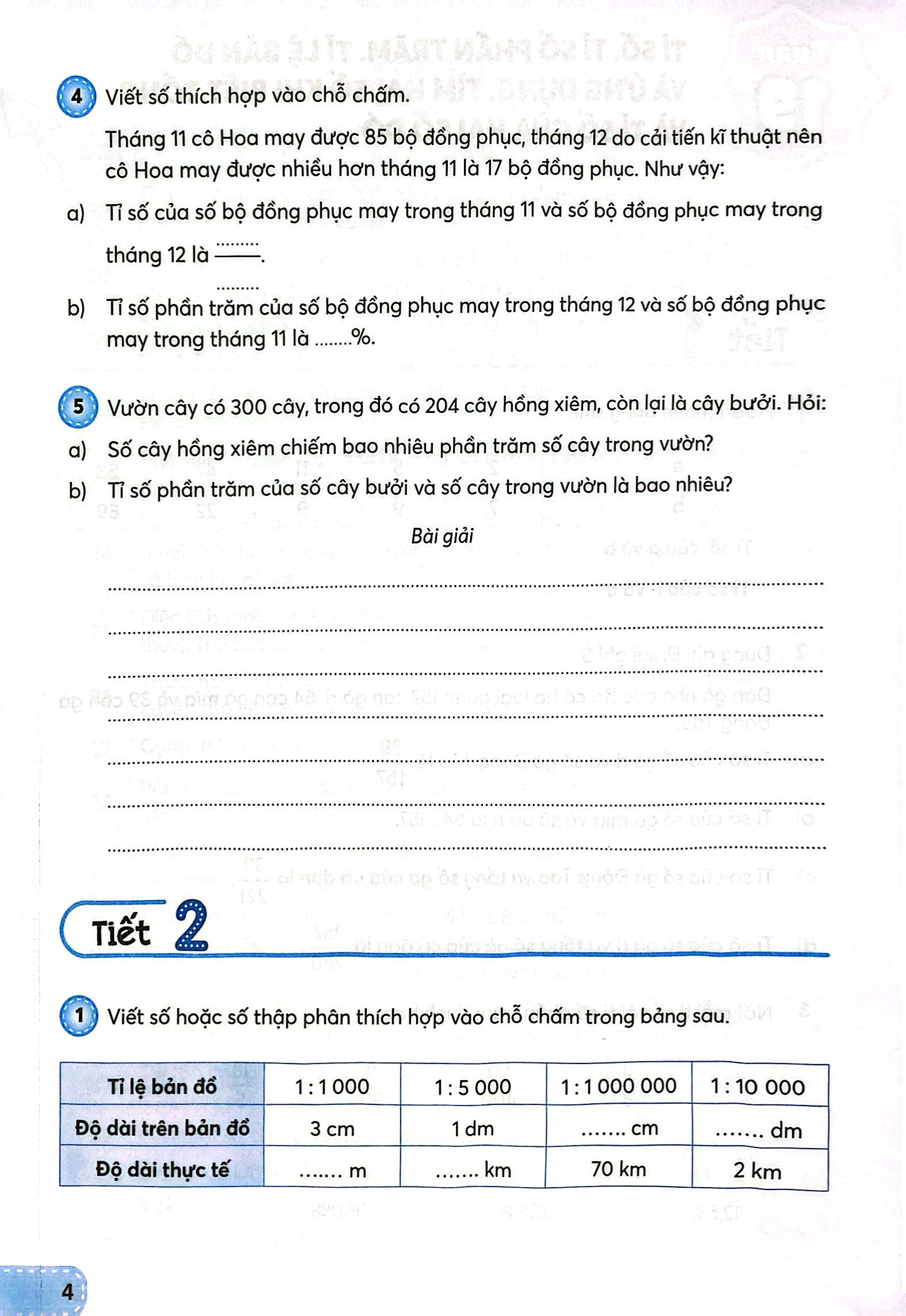 toán 5 - tập 2 (kết nối) (dành cho buổi học thứ hai) - Ảnh 5