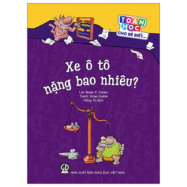 toán học cho bé biết… - xe ô tô nặng bao nhiêu?