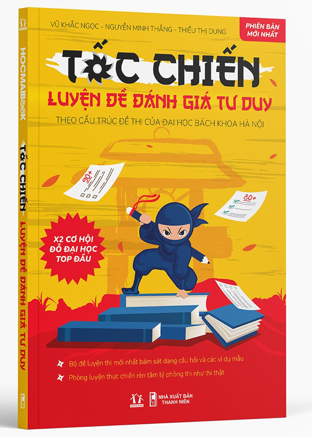 Tốc Chiến - Luyện Đề Kiểm Tra Tư Duy - Theo Cấu Trúc Đề Thi Của Đại Học Bách Khoa Hà Nội (Tái Bản 2025) - Ảnh 2