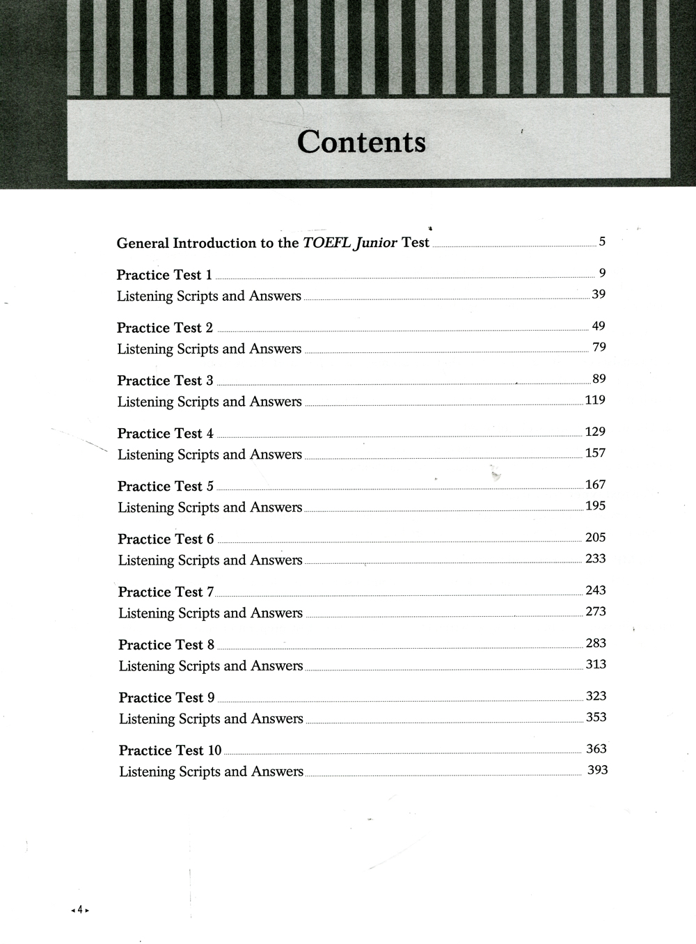 toefl junior - 10 practice tests (kèm cd) - Ảnh 4