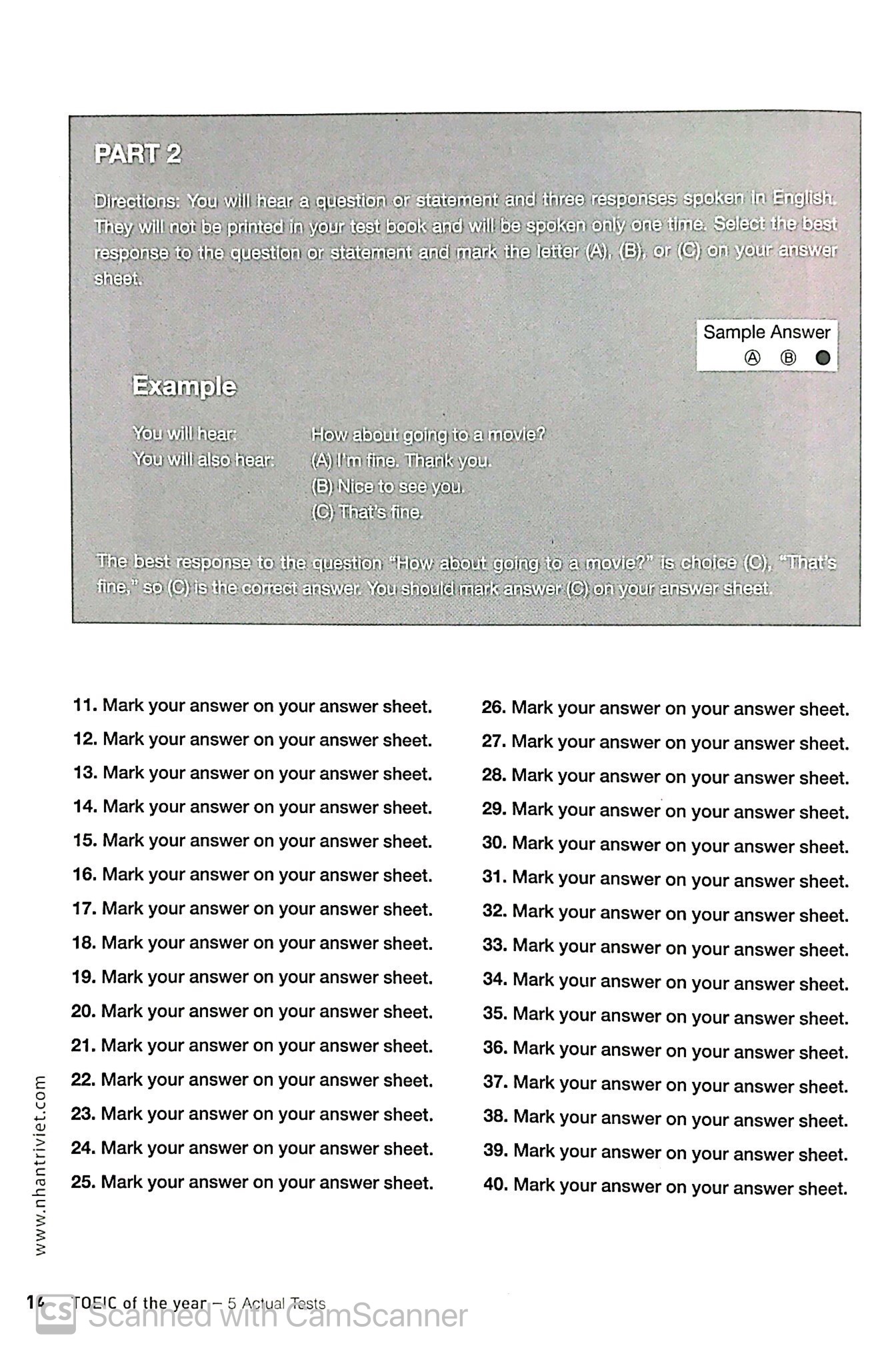 toeic of the year (kèm cd) - Ảnh 12