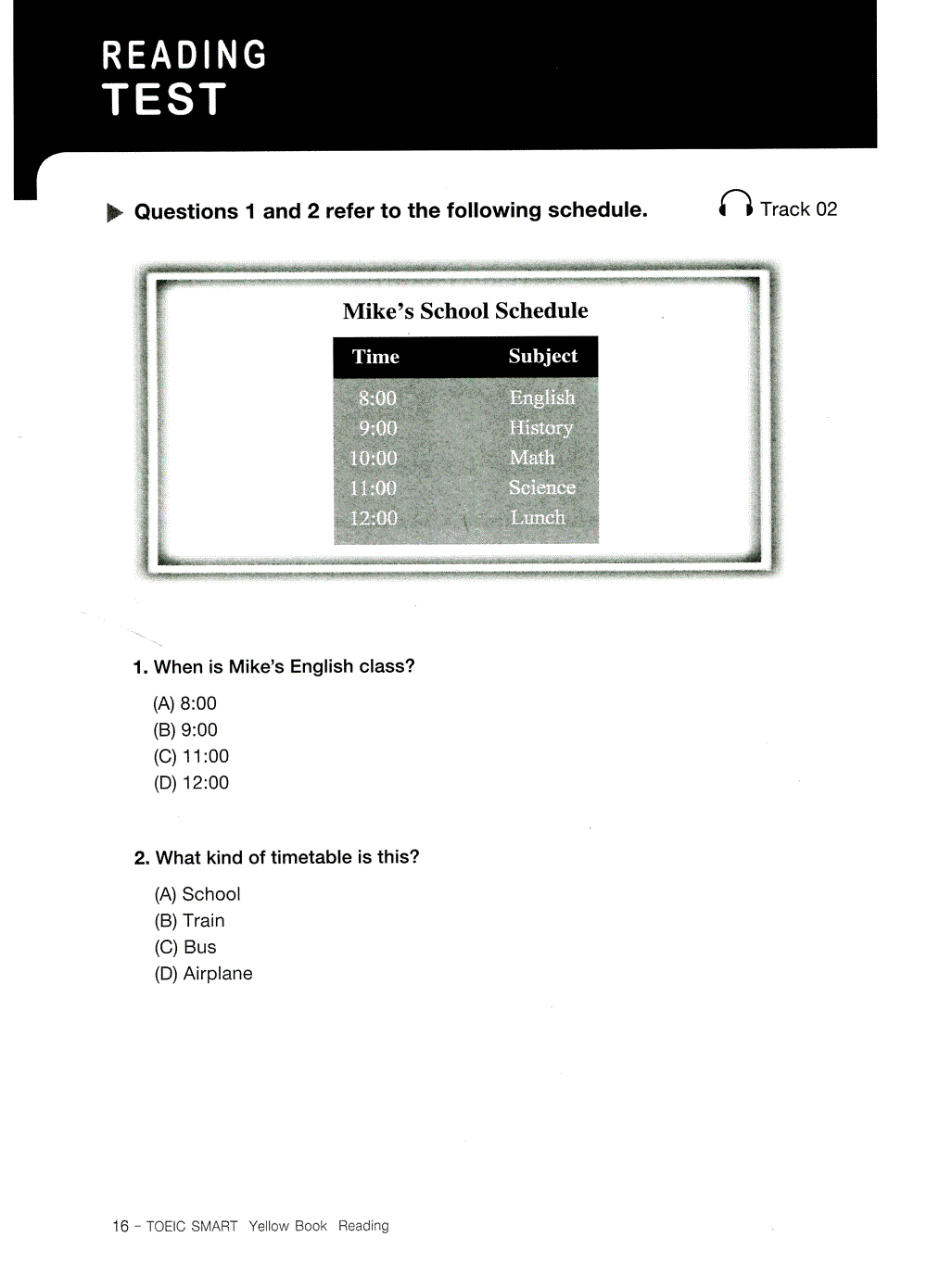 toeic smart - yellow book reading (kèm cd) - Ảnh 11