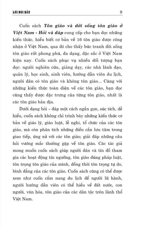 tôn giáo và đời sống tôn giáo ở việt nam - hỏi và đáp - Ảnh 7