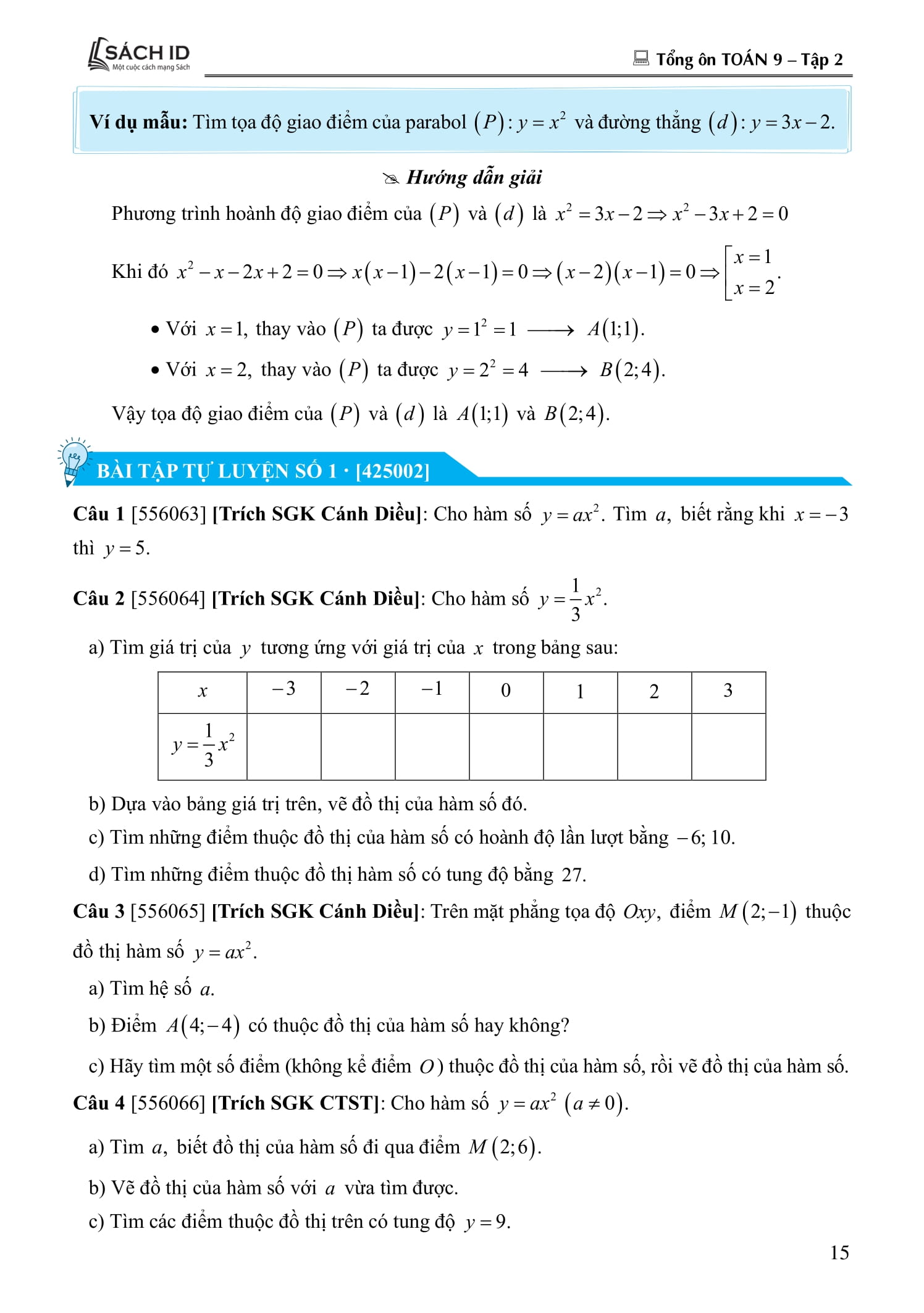 tổng ôn toán 9 - tập 2 - Ảnh 14
