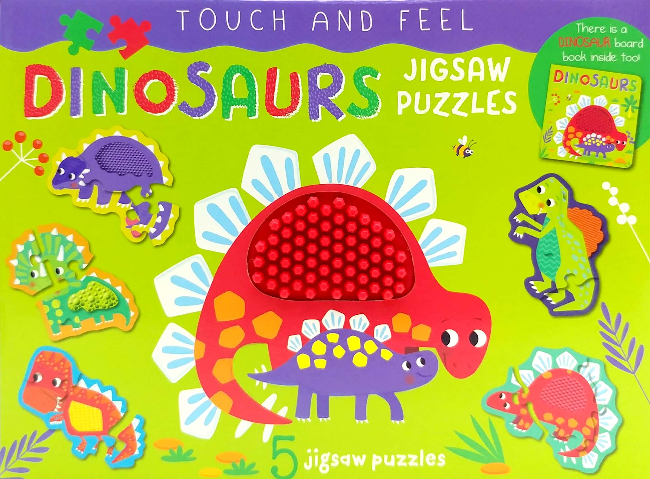 touch and feel - dinosaurs jigsaw puzzles - Ảnh 4