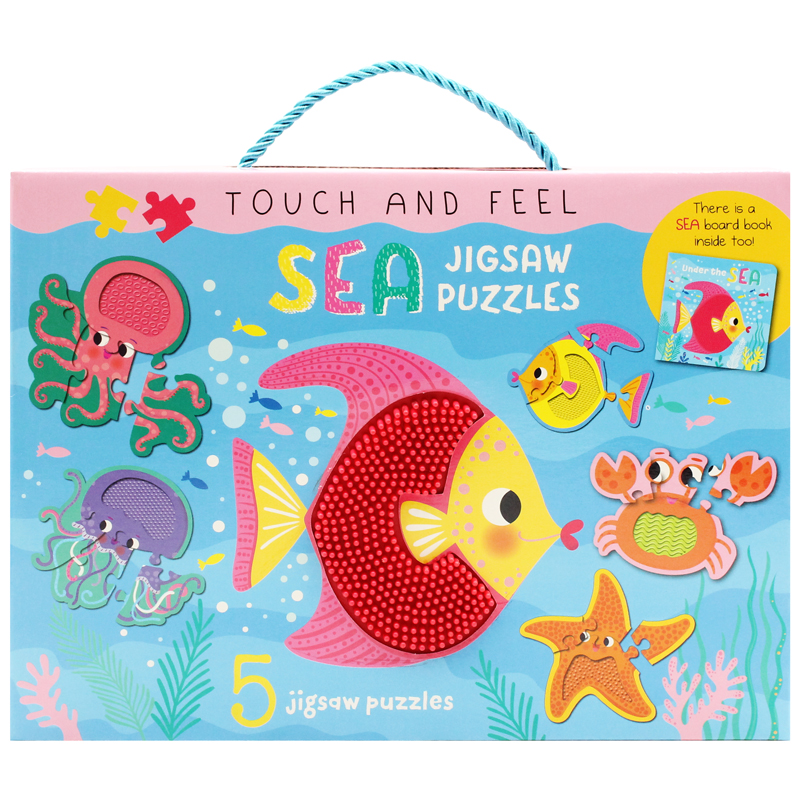 touch and feel jigsaw puzzles boxset - sea (5 jigsaw puzzles) - Ảnh 3