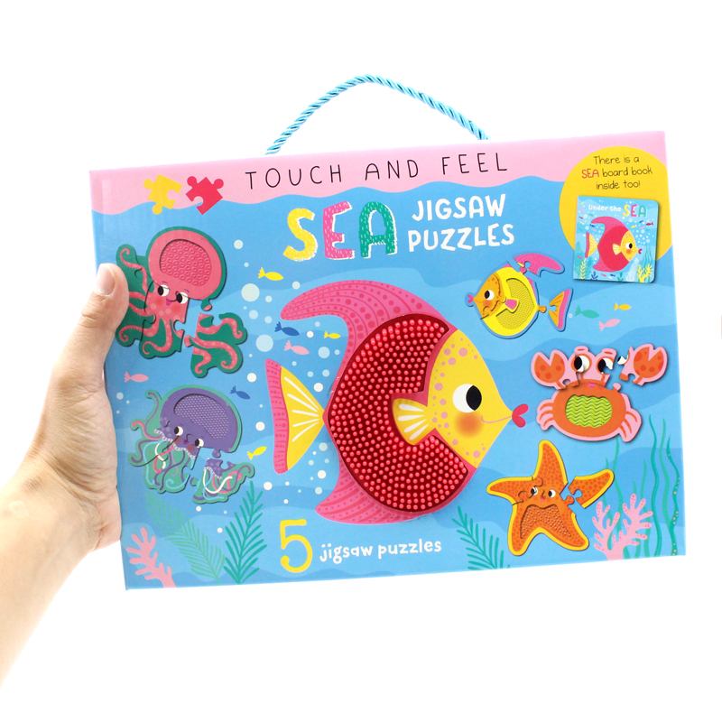 touch and feel jigsaw puzzles boxset - sea (5 jigsaw puzzles) - Ảnh 9