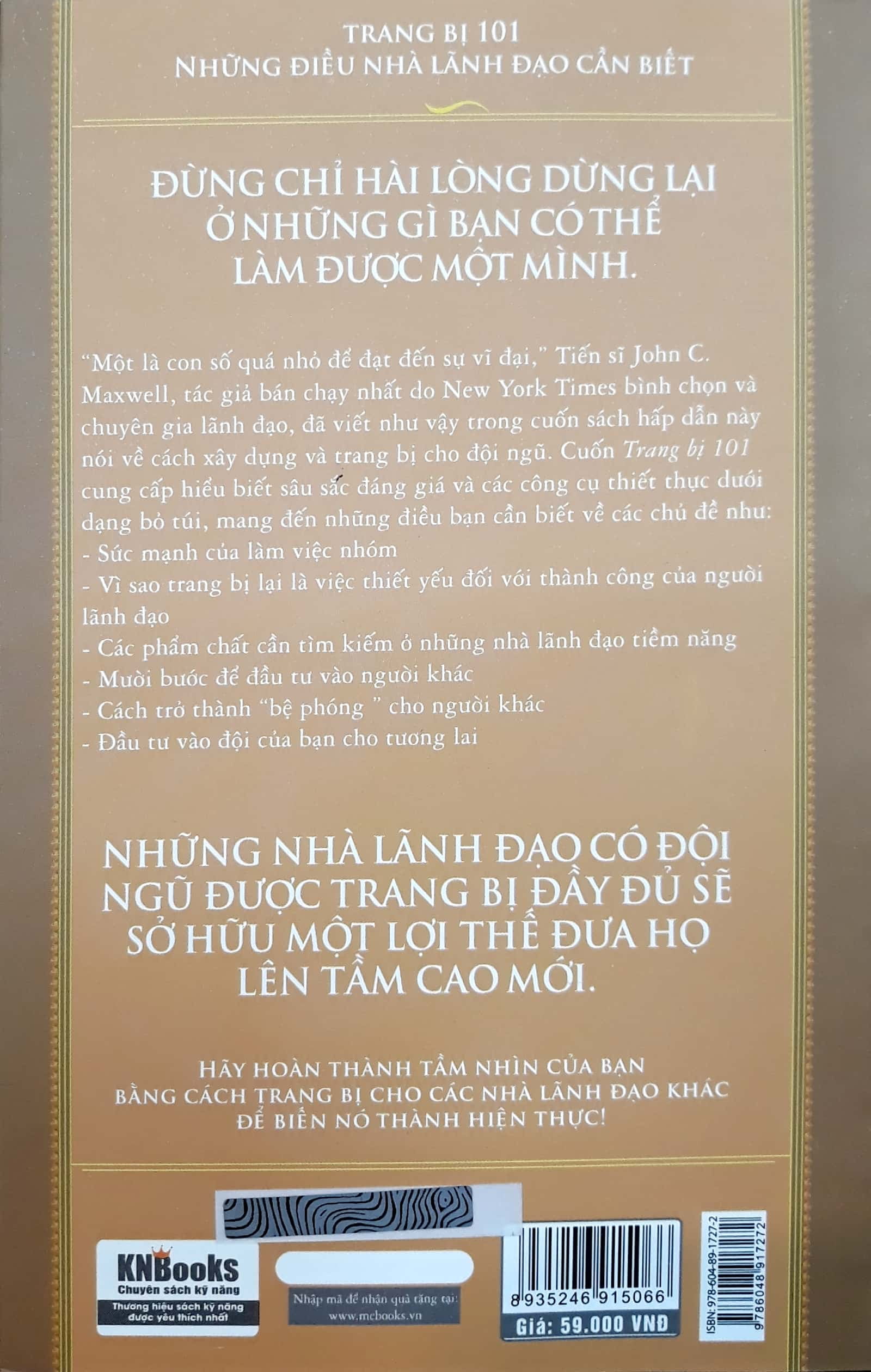 trang bị 101 - những điều nhà lãnh đạo cần biết - Ảnh 11
