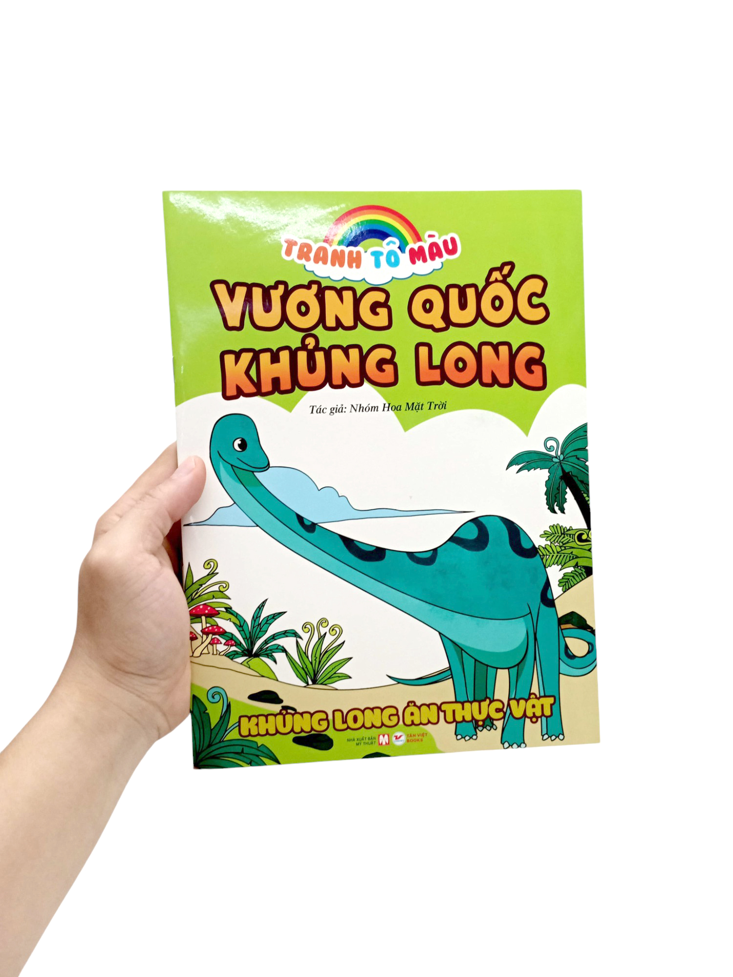 tranh tô màu vương quốc khủng long - khủng long ăn thực vật (tái bản 2023) - Ảnh 6