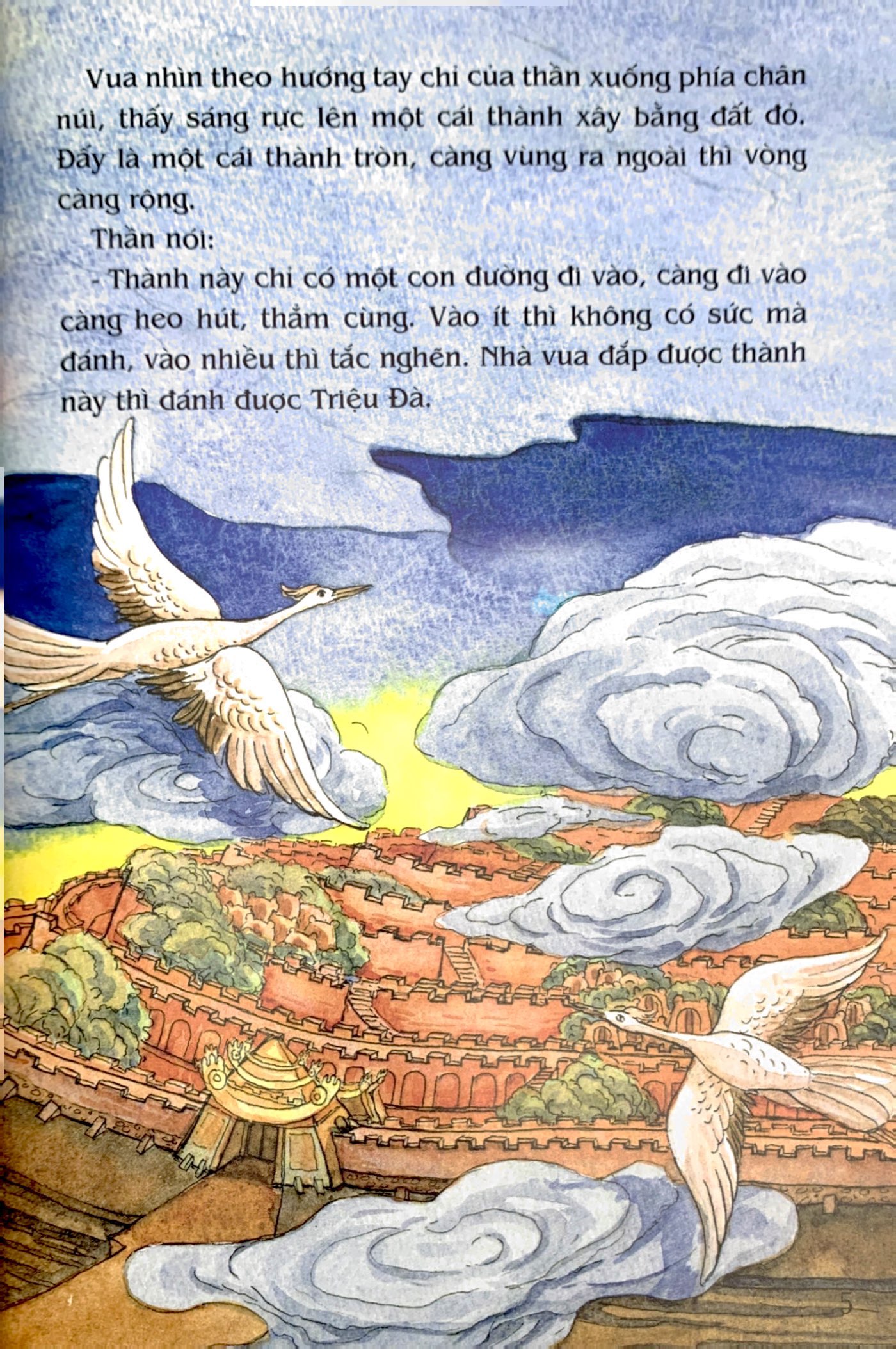 tranh truyện dân gian việt nam - an dương vương xây thành ốc (tái bản 2023) - Ảnh 6