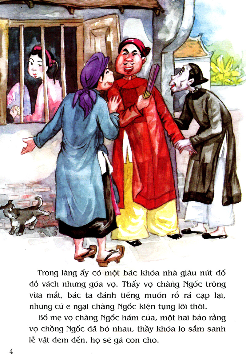 tranh truyện dân gian việt nam - anh chàng học khôn (tái bản 2019) - Ảnh 4