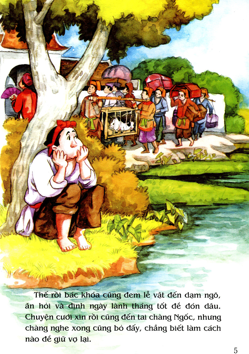 tranh truyện dân gian việt nam - anh chàng học khôn (tái bản 2023) - Ảnh 5
