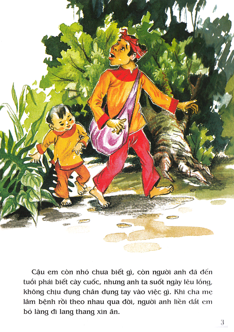 Tranh Truyện Dân Gian Việt Nam - Hai Anh Em Và Cây Thuốc Thần (Tái Bản 2019) - Ảnh 4