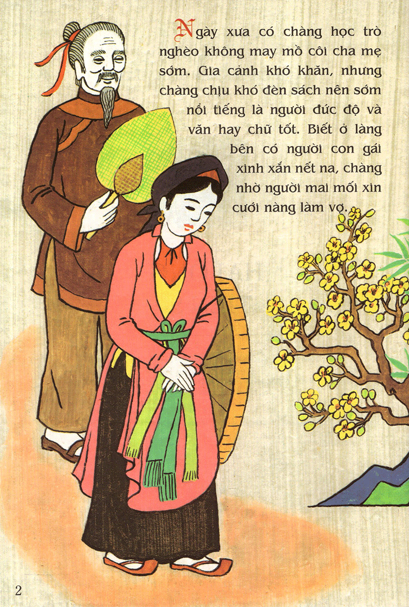 tranh truyện dân gian việt nam - hai ông tiến sĩ (tái bản 2019) - Ảnh 3