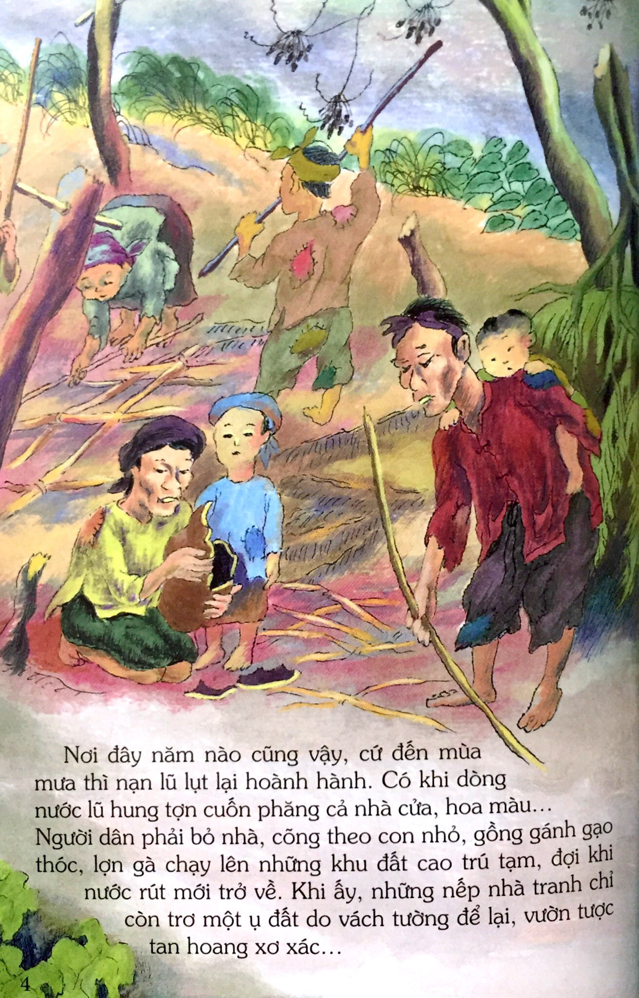 tranh truyện dân gian việt nam - sự tích chùa bà đanh (tái bản 2023) - Ảnh 3