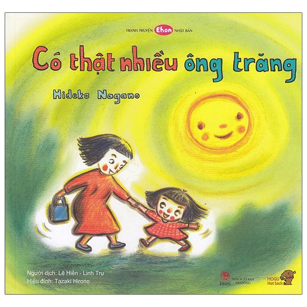 tranh truyện ehon - bé học kỹ năng quan sát - có thật nhiều ông trăng (từ 3 - 4 tuổi)