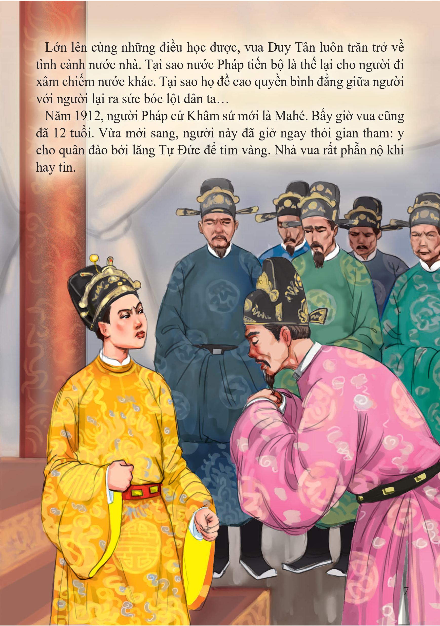 tranh truyện lịch sử việt nam - duy tân (tái bản 2023) - Ảnh 4