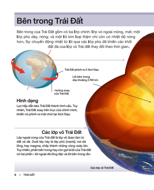 tri thức trong lòng bàn tay - bách khoa thiếu nhi - trái đất (bìa cứng) (tái bản 2022) - Ảnh 9