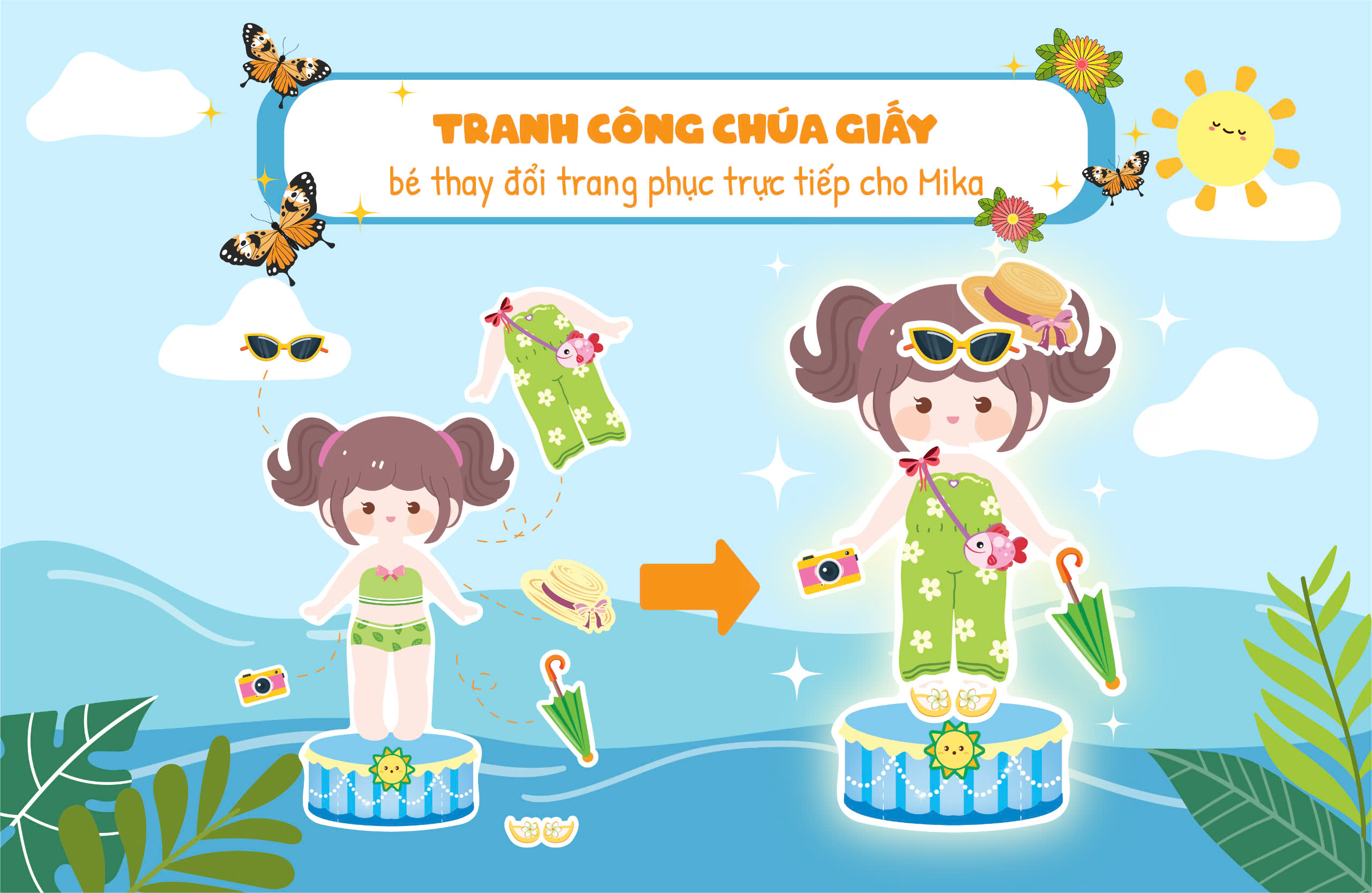 trò chơi sắp xếp tủ đồ cùng mika xinh đẹp - thời trang và phụ kiện mùa hè sôi động - Ảnh 6