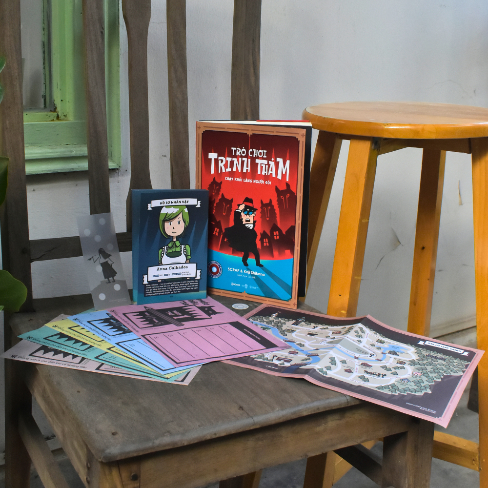 Trò Chơi Trinh Thám - Chạy Khỏi Làng Người Sói - Kèm Bộ Dụng Cụ Giải Mã - Ảnh 6