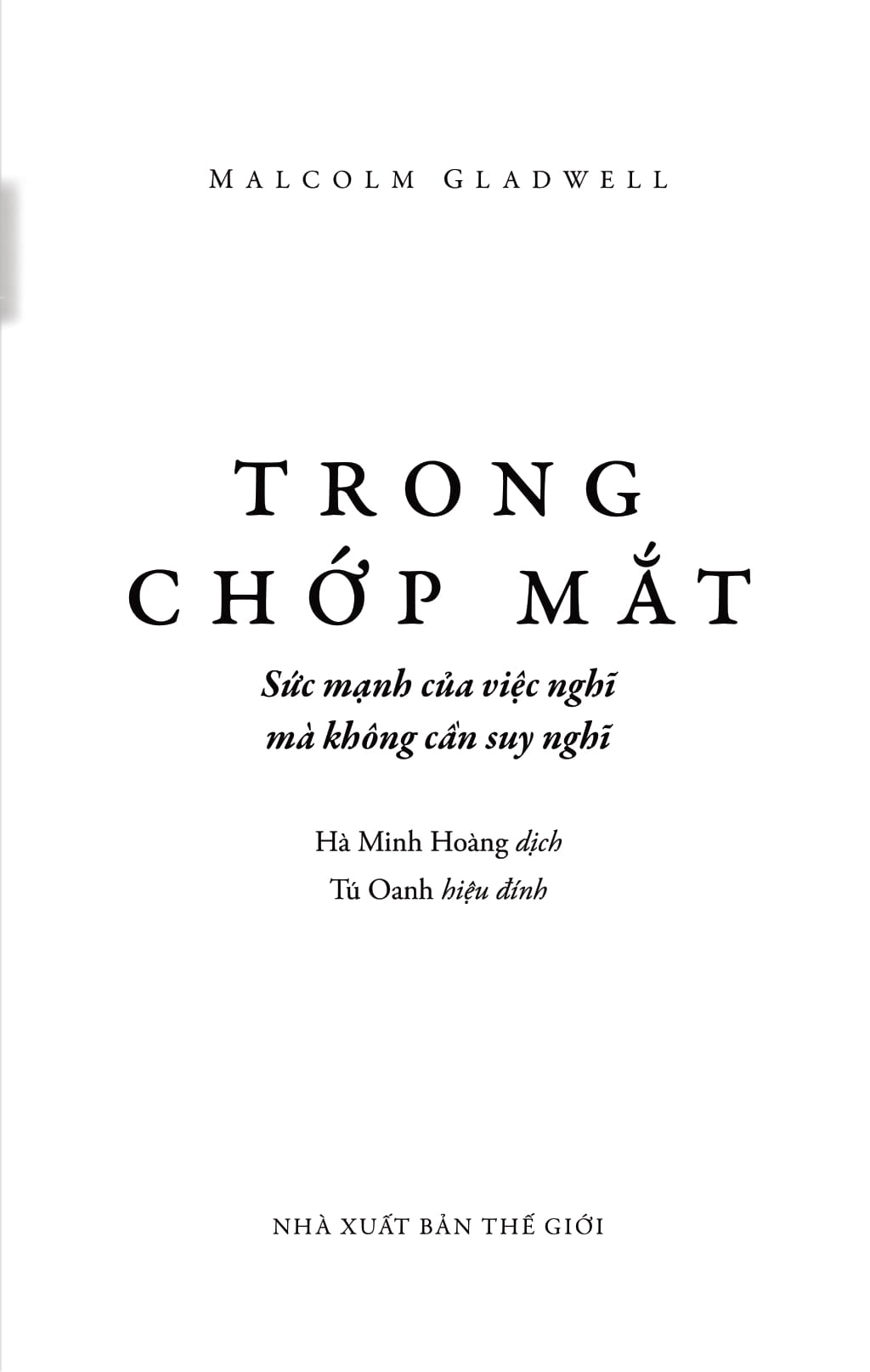 trong chớp mắt - blink (tái bản 2023) - Ảnh 3