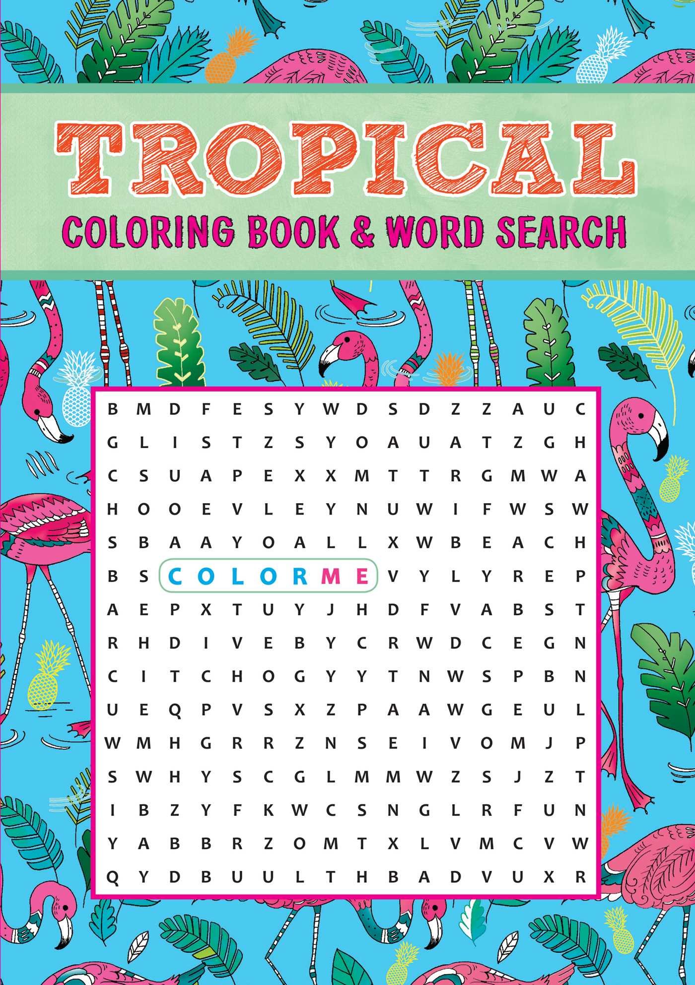 tropical coloring book & word search - Ảnh 2