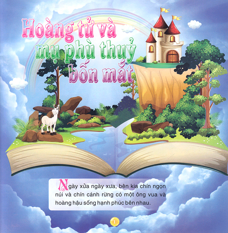 truyện cổ tích hoàng tử và công chúa - hoàng tử và phù thủy bốn mắt - Ảnh 4