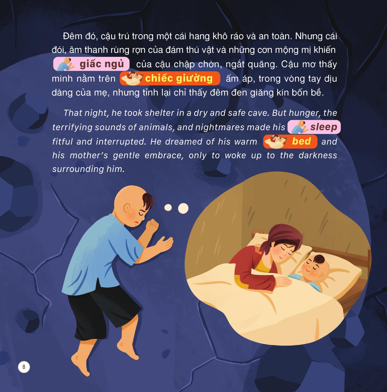 Truyện Cổ Tích Việt Nam - Sự Tích Cây Vú Sữa - Song Ngữ Việt-Anh - Ảnh 10