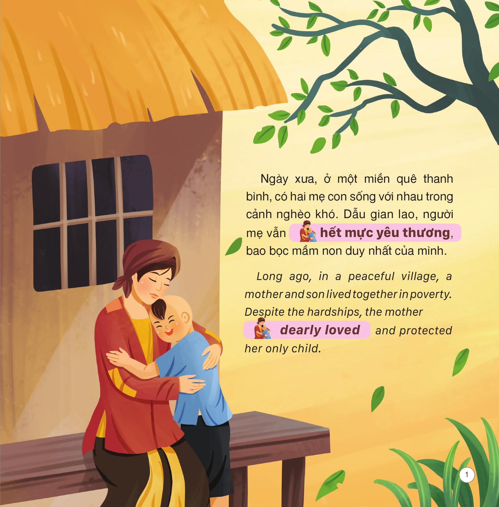 Truyện Cổ Tích Việt Nam - Sự Tích Cây Vú Sữa - Song Ngữ Việt-Anh - Ảnh 3
