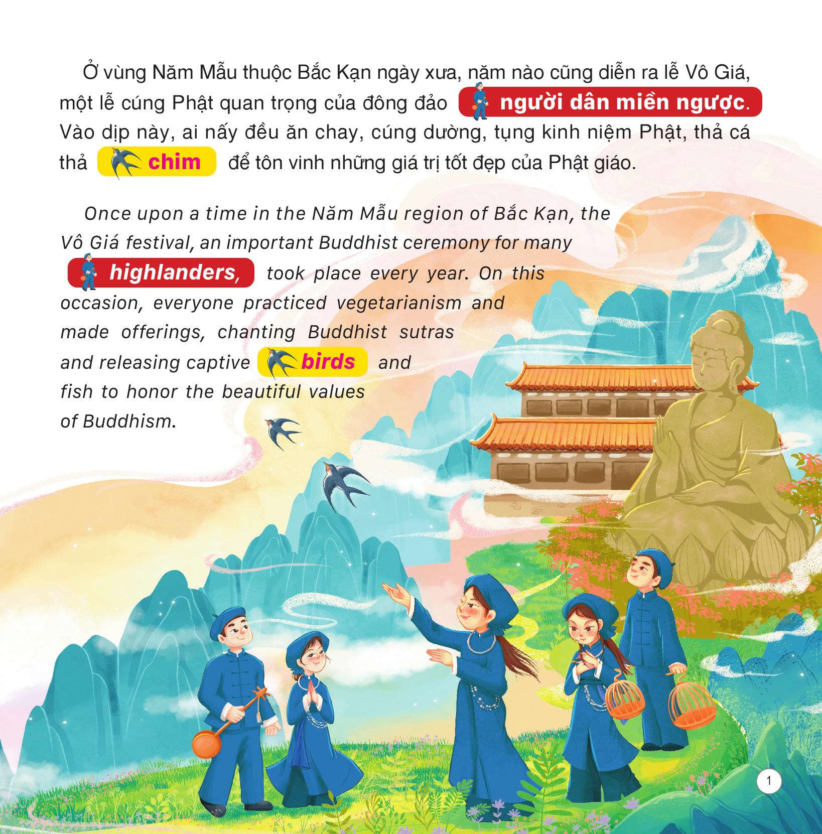 Truyện Cổ Tích Việt Nam - Sự Tích Hồ Ba Bể - Song Ngữ Việt-Anh - Ảnh 3