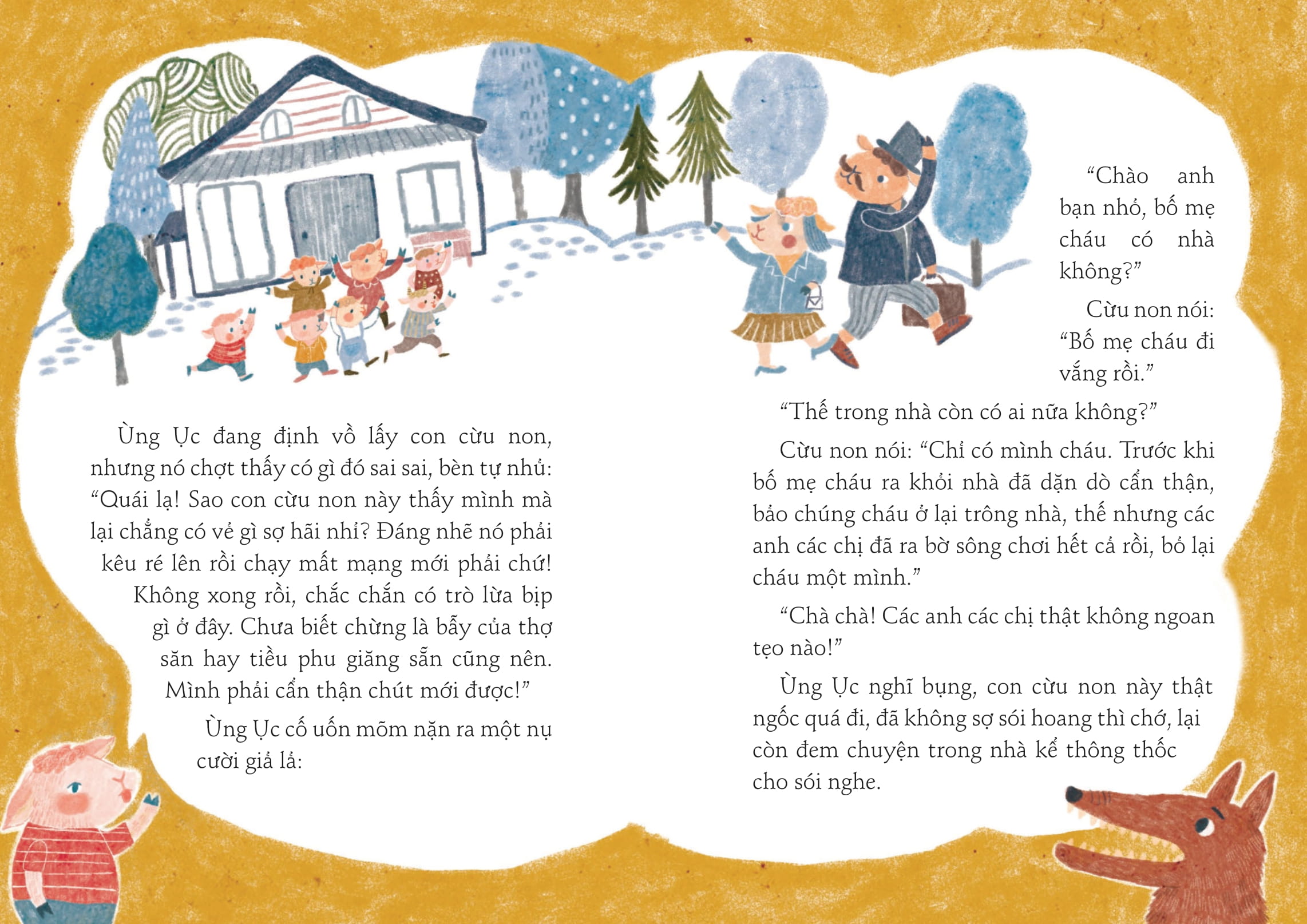 truyện hay dạy lòng tốt - sói đói cứu cừu non - Ảnh 6