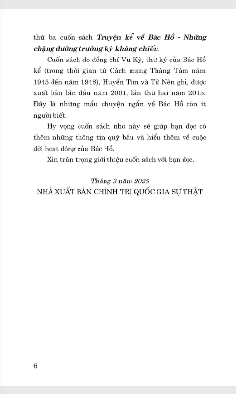 Truyện Kể Về Bác Hồ - Những Chặng Đường Trường Kỳ Kháng Chiến - Ảnh 4