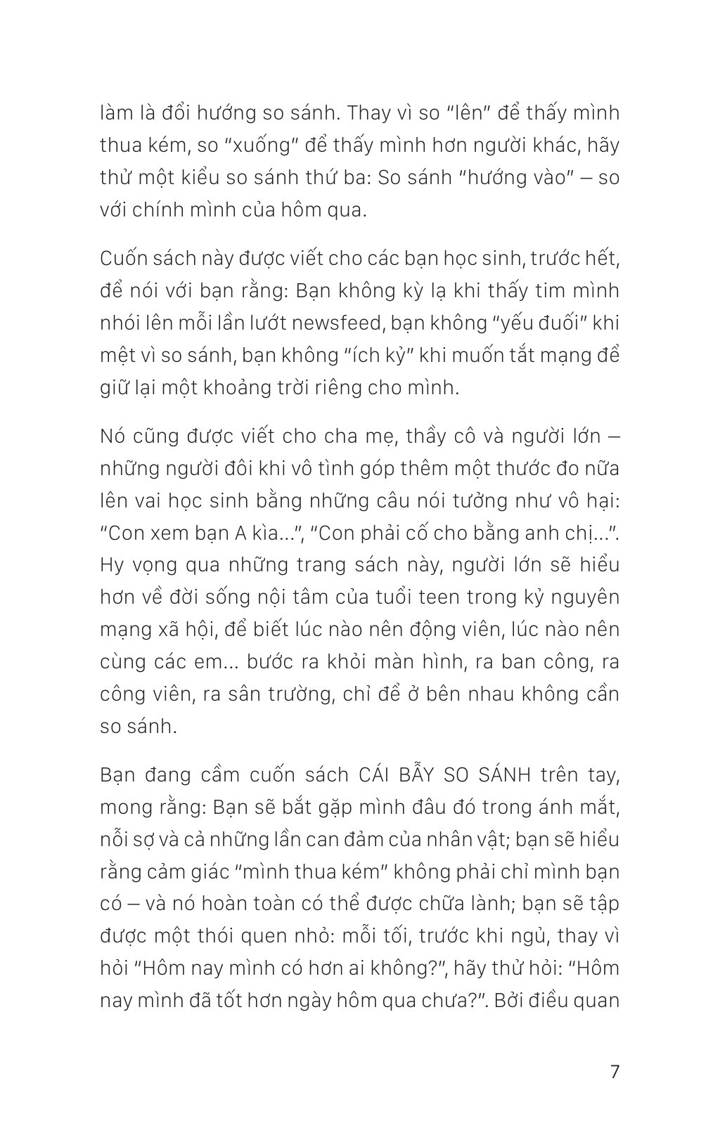 Truyện Tâm Lý Học Đường - Cái Bẫy So Sánh - Ảnh 6