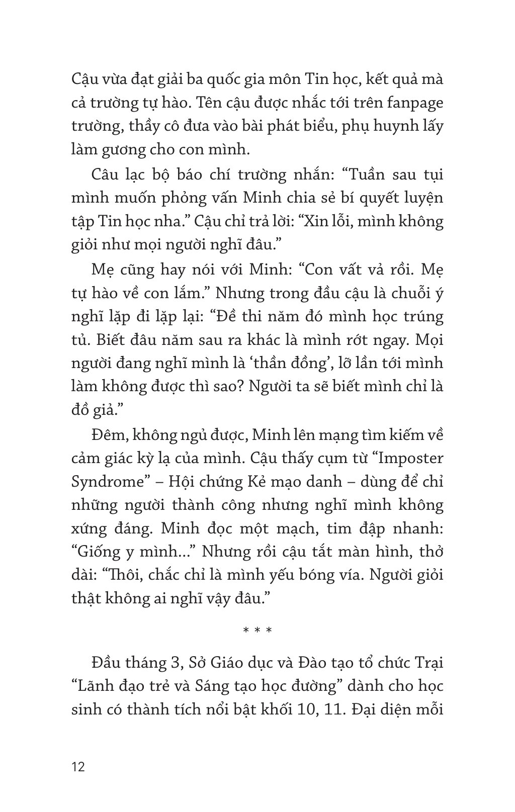 Truyện Tâm Lý Học Đường - Hội Chứng Kẻ Mạo Danh - Ảnh 10