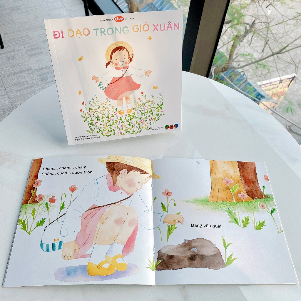 truyện tranh ehon nhật bản - đi dạo trong gió xuân - Ảnh 6