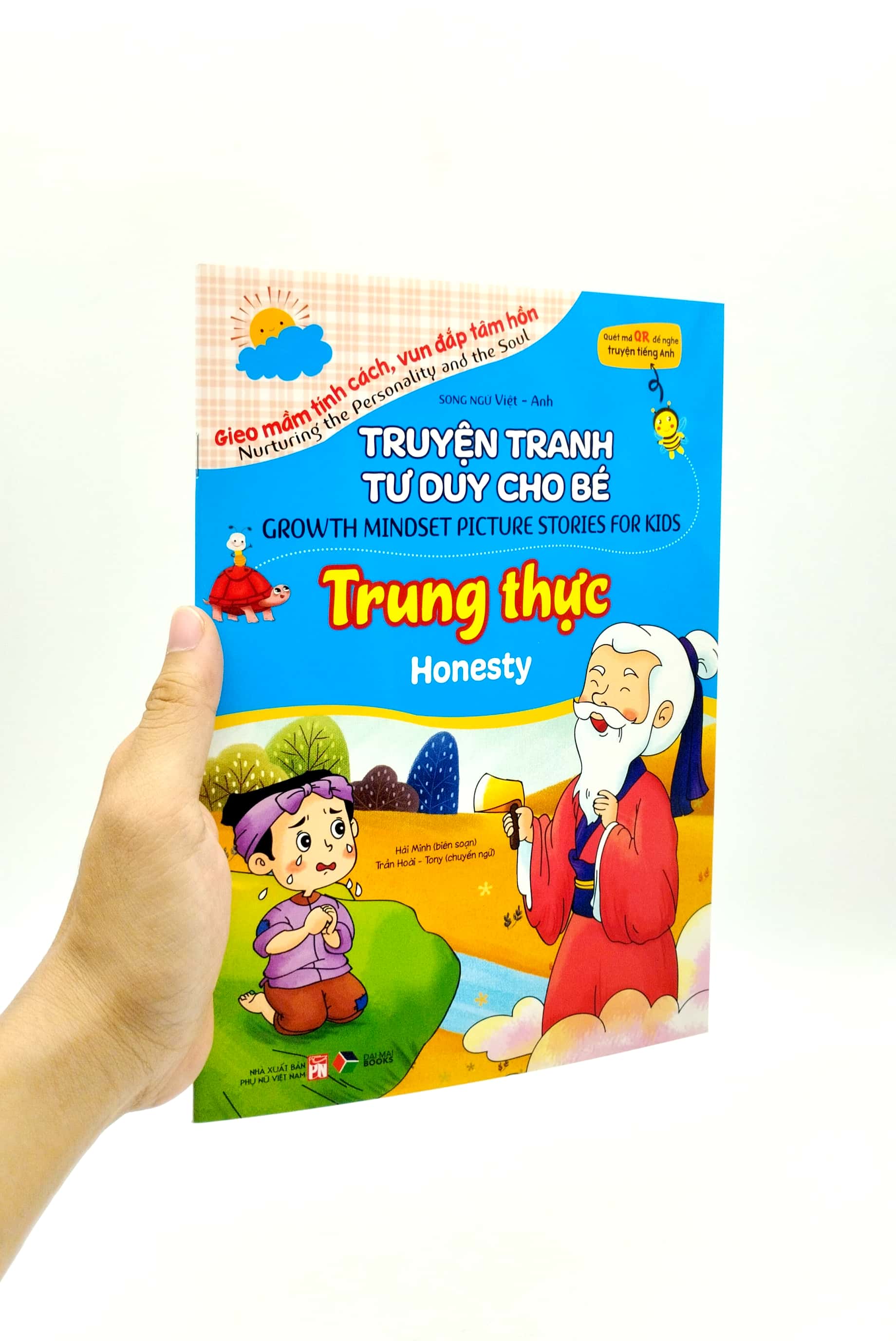 truyện tranh tư duy cho bé - song ngữ việt-anh - trung thực - Ảnh 7