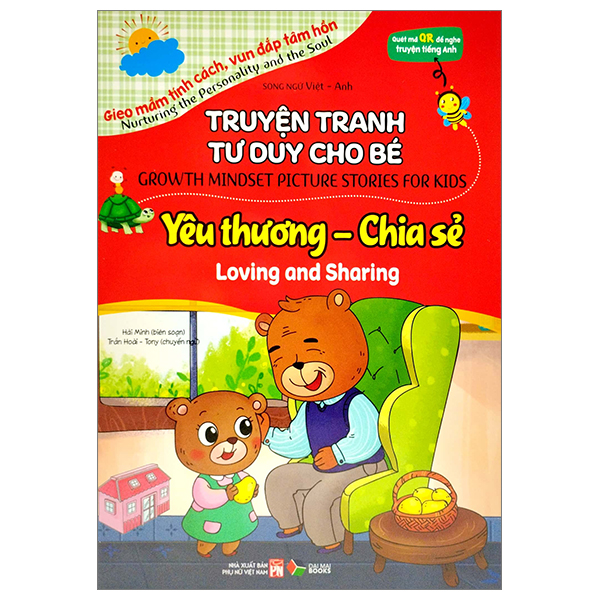 truyện tranh tư duy cho bé - song ngữ việt-anh - yêu thương và chia sẻ