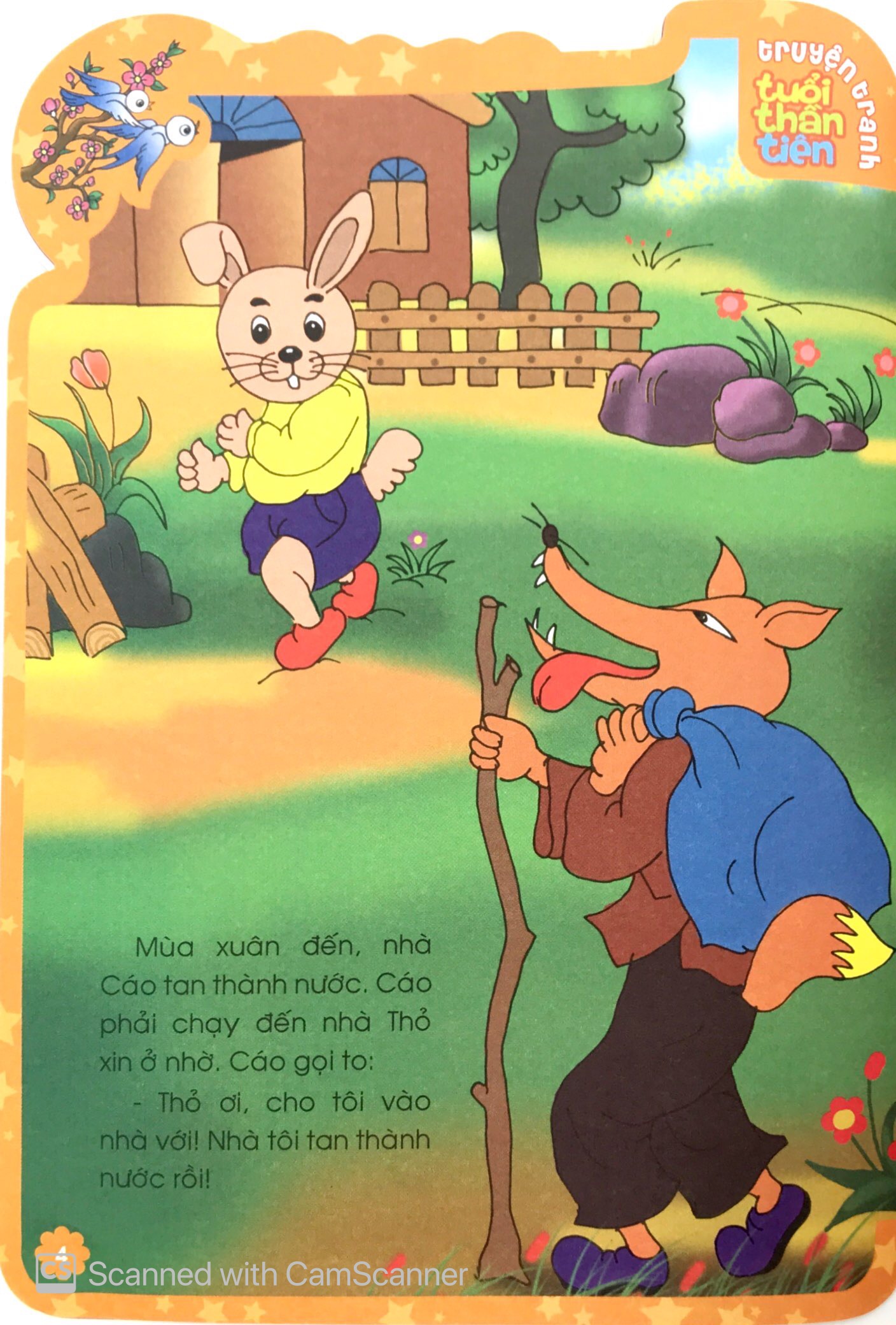 truyện tranh tuổi thần tiên - cáo, thỏ và gà trống - Ảnh 3
