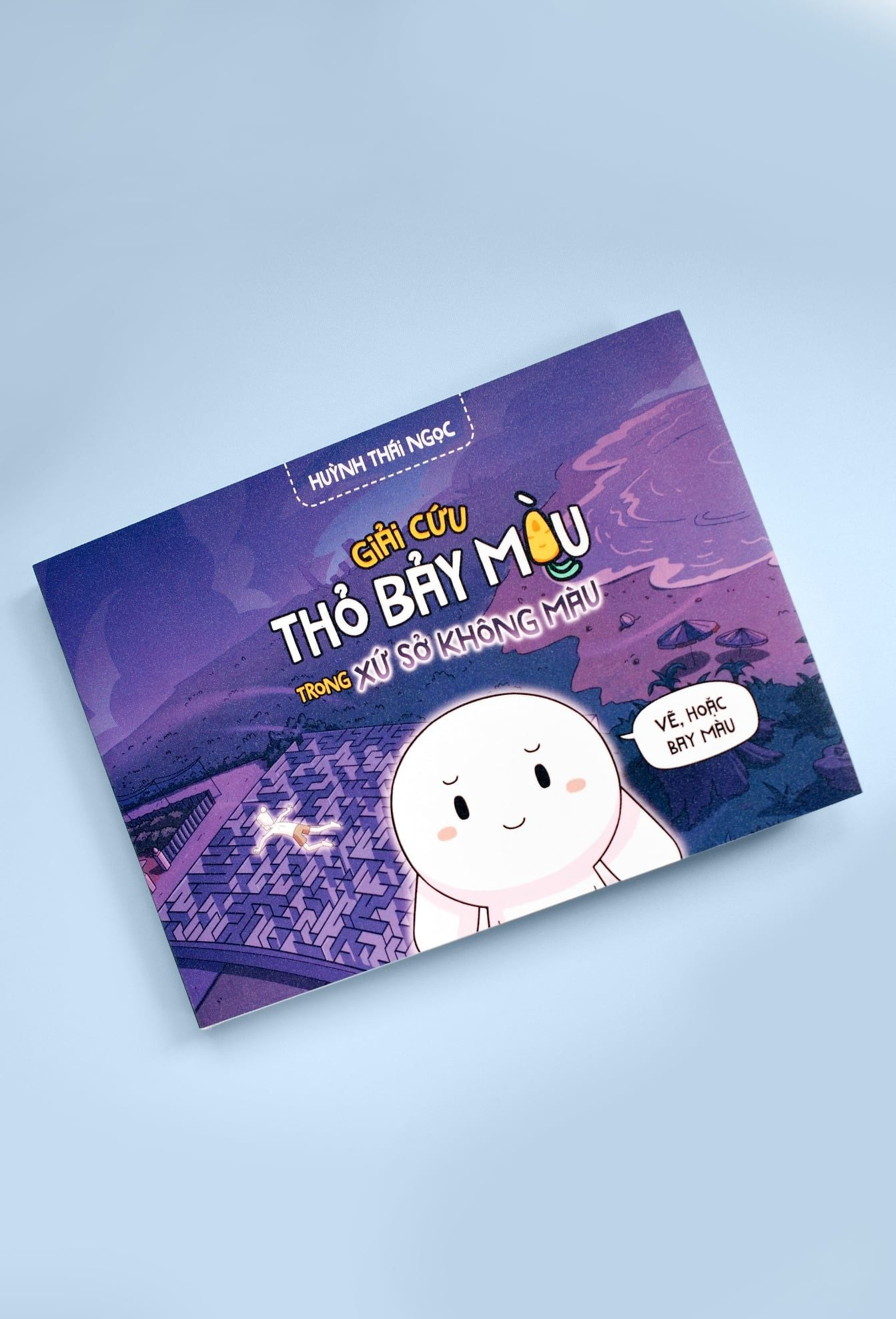 Truyện Tranh Tương Tác - Giải Cứu Thỏ Bảy Màu Trong Xứ Sở Không Màu - Bản Đặc Biệt Fahasa - Tặng Kèm 1 Bìa Áo Ngoài Phiên Bản Sáng + 1 Bookmark 2 Mặt Cán Holo + 3 Sticker Cán Holo - Ảnh 7