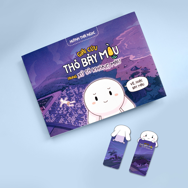 Truyện Tranh Tương Tác - Giải Cứu Thỏ Bảy Màu Trong Xứ Sở Không Màu - Bản Sưu Tầm - Bìa Cứng - Tặng Kèm 1 Hộp Đựng Có Chữ Ký Của Tác Giả + 1 Bookmark + 1 Bìa Áo Ngoài 2 Mặt + 1 Standee Giấy + 3 Sticker Holo + 2 Sticker Nhựa + 3 Huy Hiệu Có Chữ Ký Tác Giả - Ảnh 19